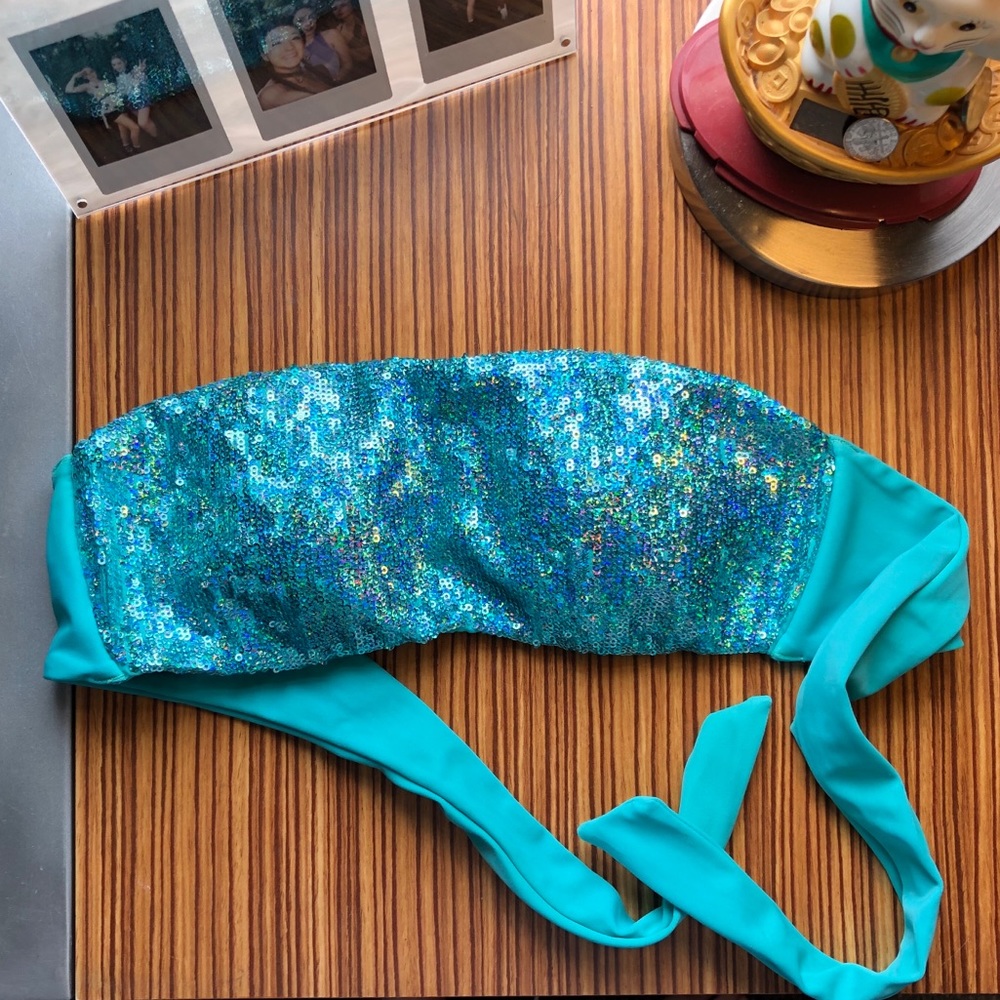 Sequin VS bandeau top